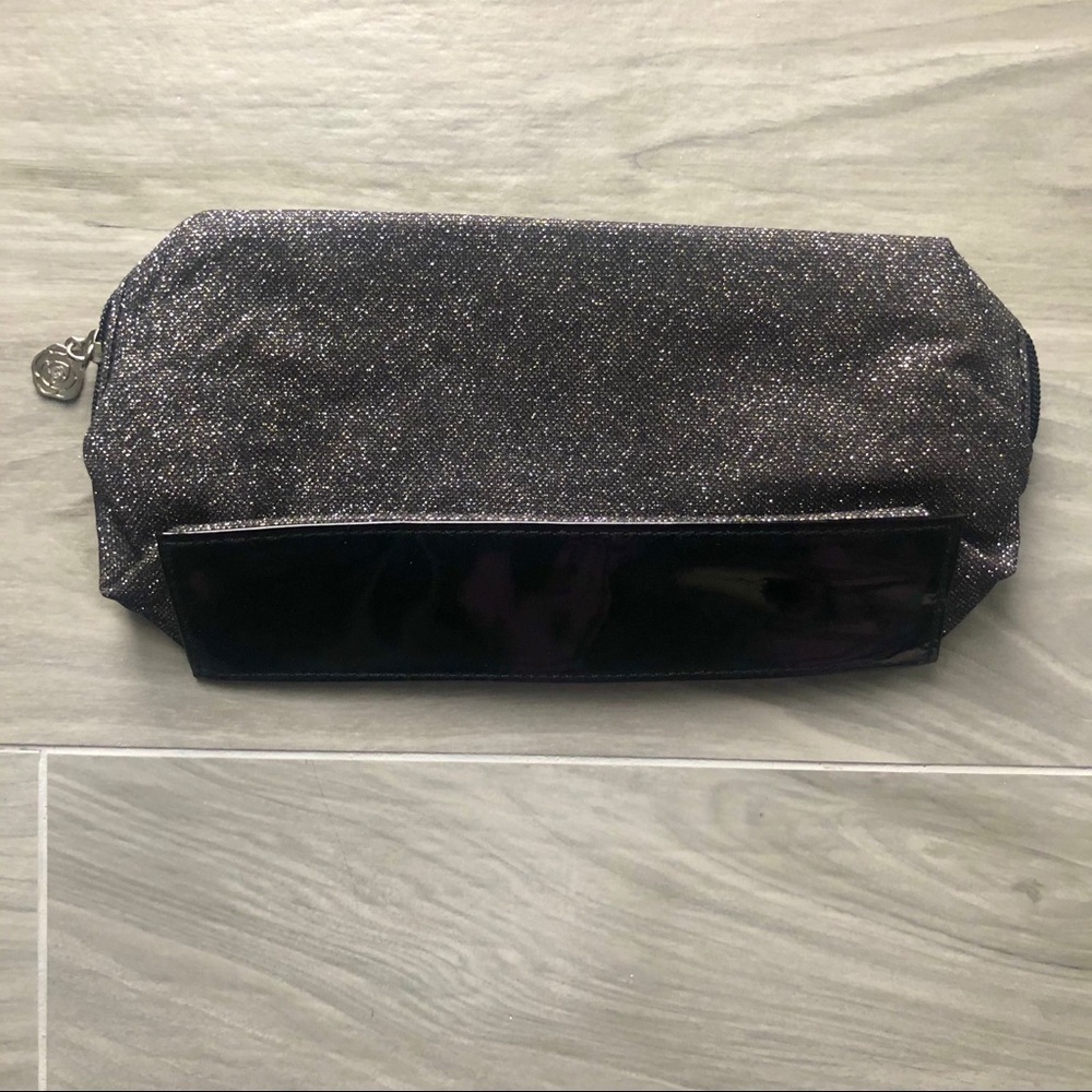 Lancôme Black Glitter Makeup Bag